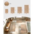 thumbnail image 4 of Alfombra de baño Disolla Beige, 60 x 180 cm, antideslizante, lavable, 4 of 9