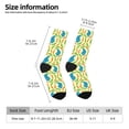 thumbnail image 2 of KLL Blue Rabbit Print Cool Socks Men's Women's Crew Socks Funny Crazy Novelty Stockings, 2 of 6