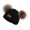 thumbnail image 2 of Toddler Winter Hat Scarf Set For Baby Girl Boy Knitted Warm Lined Skiing Caps Pompom Kids Aka Winter Hat Toddler Stocking Cap Kids Hats Boys Baby Boy Fall Hat Tomato Hat Baby Bear Winter Hat Baby Sis, 2 of 4