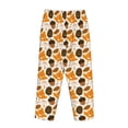 thumbnail image 3 of Lsque Autumn Woodland Characters Print Women's Pajama Pants, Lounge Pant - Comfortable Home Wear,Elastic Waistband, Stylish Design-Large, 3 of 9