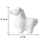 thumbnail image 2 of Figura Decorativa De Ciervo De Porcelana, Escultura De Animal, Adorno De Mesa Para Sala De Estar, Oficina, Hogar, Armario, Chimenea O Pared., 2 of 6