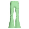 thumbnail image 3 of sususu Girls School Uniform Pants 13-14T Kids Flare Leggings Elastic Waist High Stretchy Bell-Bottoms Preppy Trousers with Pockets, 3 of 8