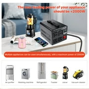 LVYUAN 2000 Watts Voltage Converter 110V to 220V / 220V to 110V Power Converter Step Up & Down Transformer