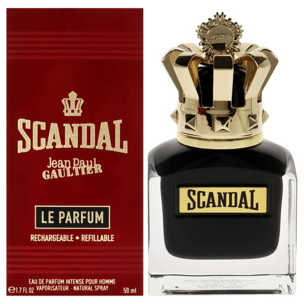 Scandal Le Parfum de Jean Paul Gaultier para hombres - 1.7 oz EDP Intense Spray (Recargable)