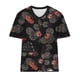 thumbnail image 4 of Camisetas de Verano de las Mujeres con Cuello en V de Manga Corta Impresa, Camiseta Deportiva para Uso Casual Y Diario, 4 of 4