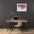 thumbnail image 3 of Robbins, Nikki 32x25 White Modern Wood Framed Museum Art Print Titled - Charmed Magenta, 3 of 4