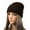 Coffee, variant on Unisex Thickened Beanie Chunky Soft Stretch Cable Knit Warm Fuzzy Lined Skully Beanie Solid Color Soft Fashionable Warm Coarse Hat For Women Men