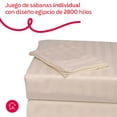 thumbnail image 2 of Juego De Sábanas Individual Microfibra Ultra Suave Premium Crema, 2 of 5