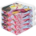 thumbnail image 2 of Dreamtimes 4 PCS Phoenix Pink Baby Washcloths Towel Set, Highly Absorbent & Soft Cotton Wash Cloths, 12"x 12" Face Hand Towels for Bathroom, Multi-Purpose Fingertip Towels, 2 of 7
