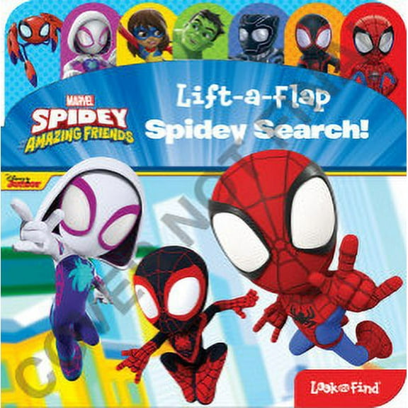 PHOENIX INTL: Spidey and His Amazing Friends: Spidey Search! Lift-A-Flap Look and Find (Board Book)