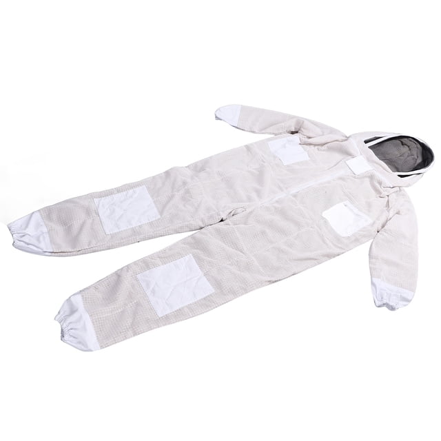 Traje De Abeja Ligero Y Cómodo Con 4 Bolsillos, Velo Desmontable, Cremallera Para Apicultores Profesionales En Otoño E Invierno, Fácil De Transportar, Adecuado Para El Clima: