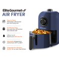 thumbnail image 2 of Elite Gourmet EAF1121BG Personal 1.1 Qt. Freidora eléctrica compacta de aire caliente, sin aceite, temporizador y controles de temperatura, sin PFOA/PTFE, 1000 w., 2 of 5