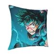 thumbnail image 3 of My Hero Academia Throw Pillow Covers, Anime Pillow Cases, Cushion Covers 18 X 18 Inch Square Pillow Protectors For Sofa Couch Bedroom Car Chair Home Decor, 3 of 9