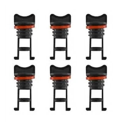 ISURE MARINE 6pcs Boat Marine Replacement Nylon Drain Plug & Gasket for Drain Plug