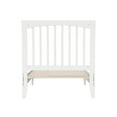 thumbnail image 4 of HomeStock French Country Twin Solid Wood Low Profile Sleigh Platform Bed in White, 4 of 6