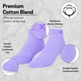thumbnail image 3 of Odd Sox Basix Little Kids Ankle Socks 5-Pack – Soft Pastel Cotton Blend – Breathable Everyday, 3 of 5