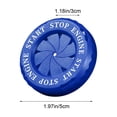 thumbnail image 2 of EGNMCR Automotive Start Button Rotating Protective Cover General Interior Start Button Protector Accessories Suitable For Ordinary Vehicle Plastics button protective cover, 2 of 5