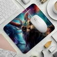 thumbnail image 2 of Starry Animals Square Desk Mat Mouse Mat Mouse Pad, 8.3x9.8 Inch, Non-Slip Rubber Bottom, Printed, Suitable for Office and Gaming, 2 of 6
