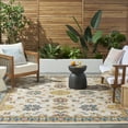 thumbnail image 4 of Nourison Essentials Outdoor Ivory Gold 5' x 7' Area Rug (5x7), 4 of 9