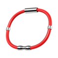 thumbnail image 1 of Tignapoo Anti-Static Wristband for Women, Red Silicone, 18cm Length, Lightweight 20g, Compact 6x6x1cm Packaging, 1 of 6