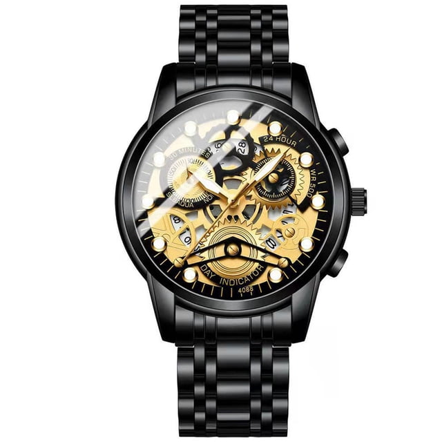 Hollow Vintage Quartz Watch Student Steel Watch