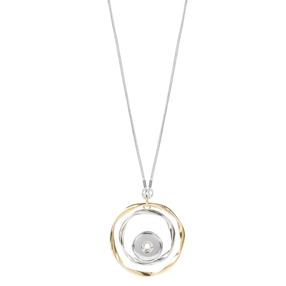 Ginger Snaps Jollies Necklace | Customizable Snap Jewelry | Button Charms for Necklaces, Bracelets | Standard Size | SN96-74