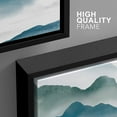thumbnail image 4 of wall26 Framed Canvas Print Wall Art Set Watercolor Green &amp; Blue Mountain Range with Birds Nature Wilderness Illustrations Modern Art Colorful Cool for Living Room, Bedroom, Office - 24"x36&q, 4 of 5