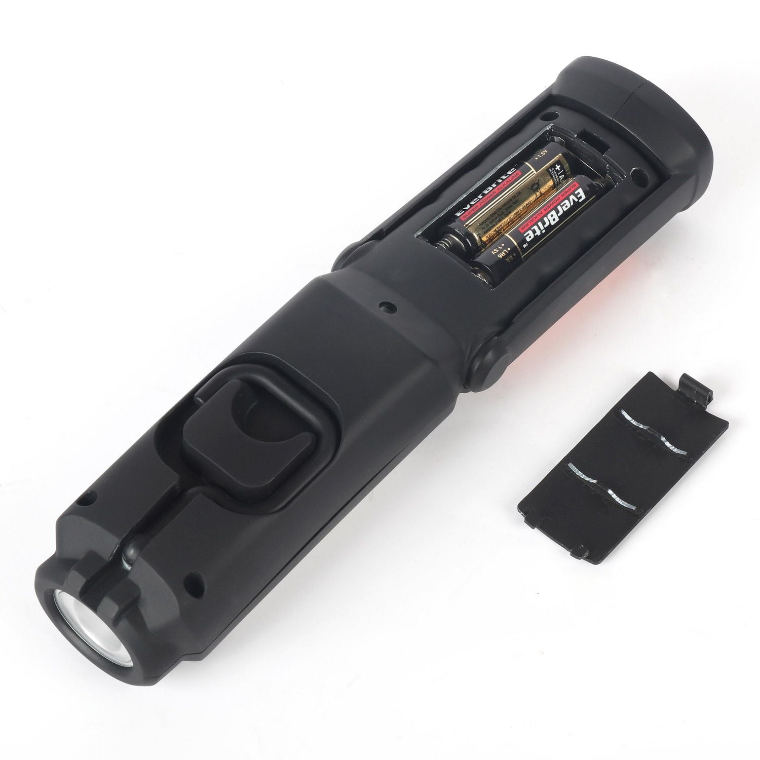 Ozark Trail Portable LED Work Light & Flashlight with Magnet Base & Hanging Hook, Battery Operated, Multi Purpose & Portable