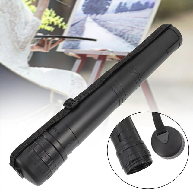 Tubo extensible para carteles perfecl con correa de transporte ajustable