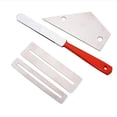 thumbnail image 1 of Stainless Steel Guitar Fret Polishing File Guitars Frets Leveling Ruler Fret Polishing Protection Gasket Guitar, 1 of 8