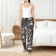 thumbnail image 4 of Balery Wildflower Watercolor 1 Pantalones de pijama para mujer, pijamas ultraligeros, pantalones de estar por casa-Small, 4 of 6