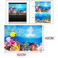 thumbnail image 1 of Ocean PVC Aquarium Background Poster Pattern Picture Posters Fish Fish Tank Decoration Landscape 40x62cm, 1 of 8