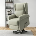 thumbnail image 2 of HOMCOM Power Lift Recliner Chair for Elderly with Footrest and Side Pocket, 2 of 10