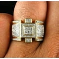 thumbnail image 2 of 2.40Ct Lab Created Diamond Men's Royal Style Pinky Ring 14K Yellow Gold Plated Over, 2 of 4