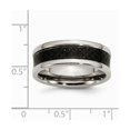 thumbnail image 2 of Titanium Carbon Fiber 8mm Band Ring - Size 13, 2 of 2