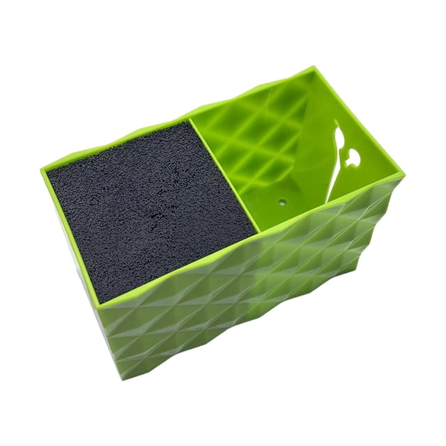 Soporte para tijeras de peluquería, bloque de tijeras, peines, soporte para Clips, caja de almacenamiento de herramientas de peluquería para cepillos, Verde