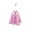 Light pink, variant on Decorr Hanging Ghosts, 9.7" Light up Ghost Glitter Fabric LED Glowing Ghost Hanging Ornament, Halloween Decorations for Indoor Outdoor Tree Window Porch Yard Fall Home Decor, Light Purple