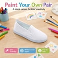 thumbnail image 5 of Girls White Shoes Canvas Comfortable Causal Sneakers for Boys Toddler Kids, 5 of 12