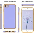 thumbnail image 2 of iPhone SE 2022 Case, iPhone SE 2020 Case, iPhone 7 Case, iPhone 8 Case, Slim Fit Soft TPU Wristband Kickstand Holder Protective Case for iPhone SE 2022/2020/7/8-Lavender Purple, 2 of 16