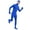 Blue, variant on Full Body Stretch Suit Unisex Halloween Women Tights Stage Bodysuit with Hood Long Sleeve Hand Foot Integrated Skin Suit Stretch Unitard for Halloween Performance