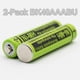 thumbnail image 3 of Cerepros 2 BK-40AAABU 1.2V 400mAh Paquetes de baterías para teléfono inalámbrico Panasonic BK40AAABU Highpower Corun, 3 of 5