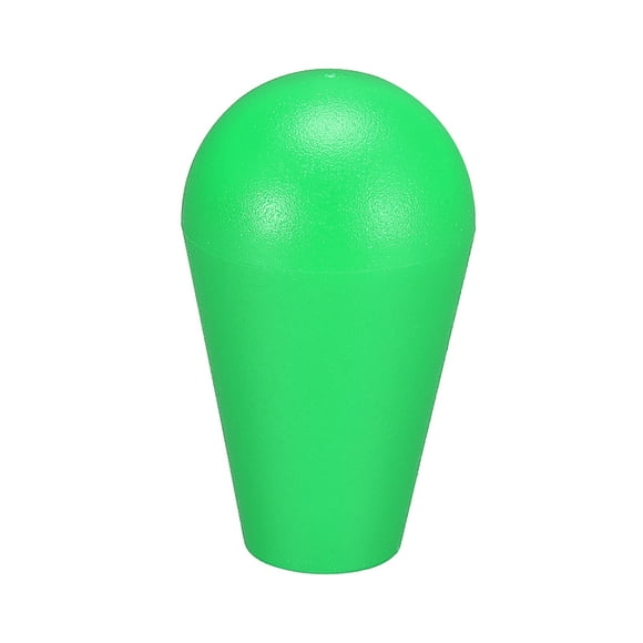 Cabeza de mango de bola de joystick ovalada elíptica tipo americano para reemplazo de piezas de juego arcade DIY verde