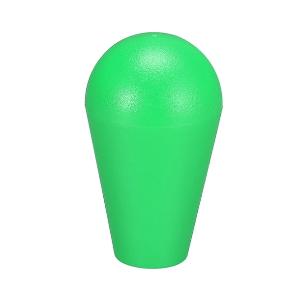 Cabeza de mango de bola de joystick ovalada elíptica tipo americano para reemplazo de piezas de juego arcade DIY verde