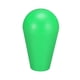 thumbnail image 1 of Cabeza de mango de bola de joystick ovalada elíptica tipo americano para reemplazo de piezas de juego arcade DIY verde, 1 of 3