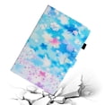 thumbnail image 5 of Allytech Galaxy Tab A8 Case 10.5" SM-X200 X205 X207, Slim Fit PU Leather Flip Cover Auto Sleep Wake Shockproof Protection Kickstand Pencil Holder Case for Samsung Galaxy Tab A8 10.5-Inch - Flowers, 5 of 7