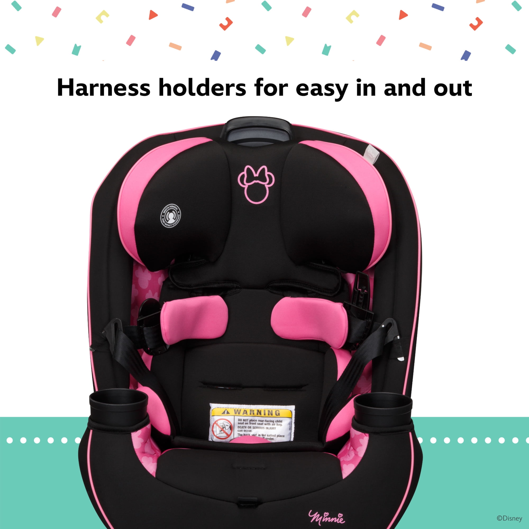 Disney Baby Grow and Go All-in-One Convertible Car Seat, Simply Minnie