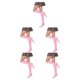 thumbnail image 1 of Sonducket Medias hasta el muslo a rayas sobre la rodilla estilo preppy JK juegos deportivos calentadores de piernas Día de San Valentín Type2 NO2, 1 of 6