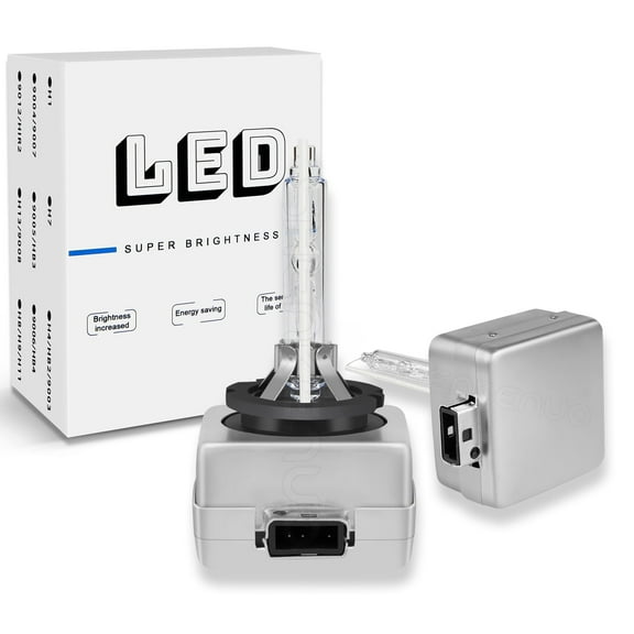 2PCS NEW D3S D3R HID Bulbs 35W 66340 OEM Xenon Headlight Direct Replacement 6000K BRIGHT WHITE