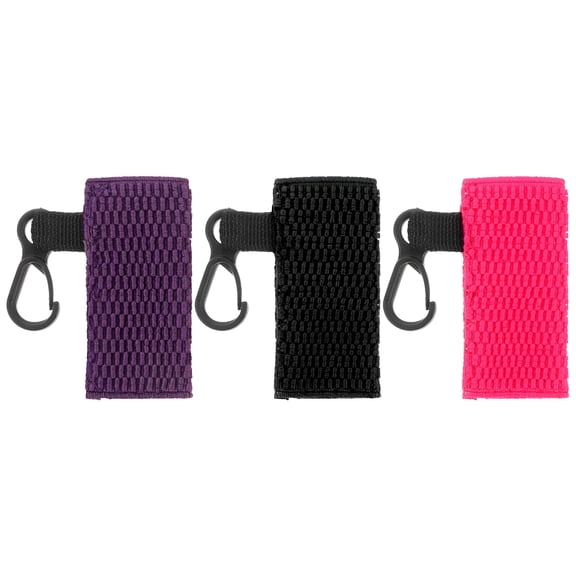 ACDANC 3pcs Lip Balm Holder Keychain Clip on Lipstick Sleeves Keychain