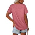 thumbnail image 4 of T-Shirts pour Femmes, Manches Courtes, Coupe Ample, Été, 4 of 4